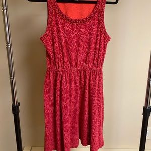 Red and Orange Casual Sundress
